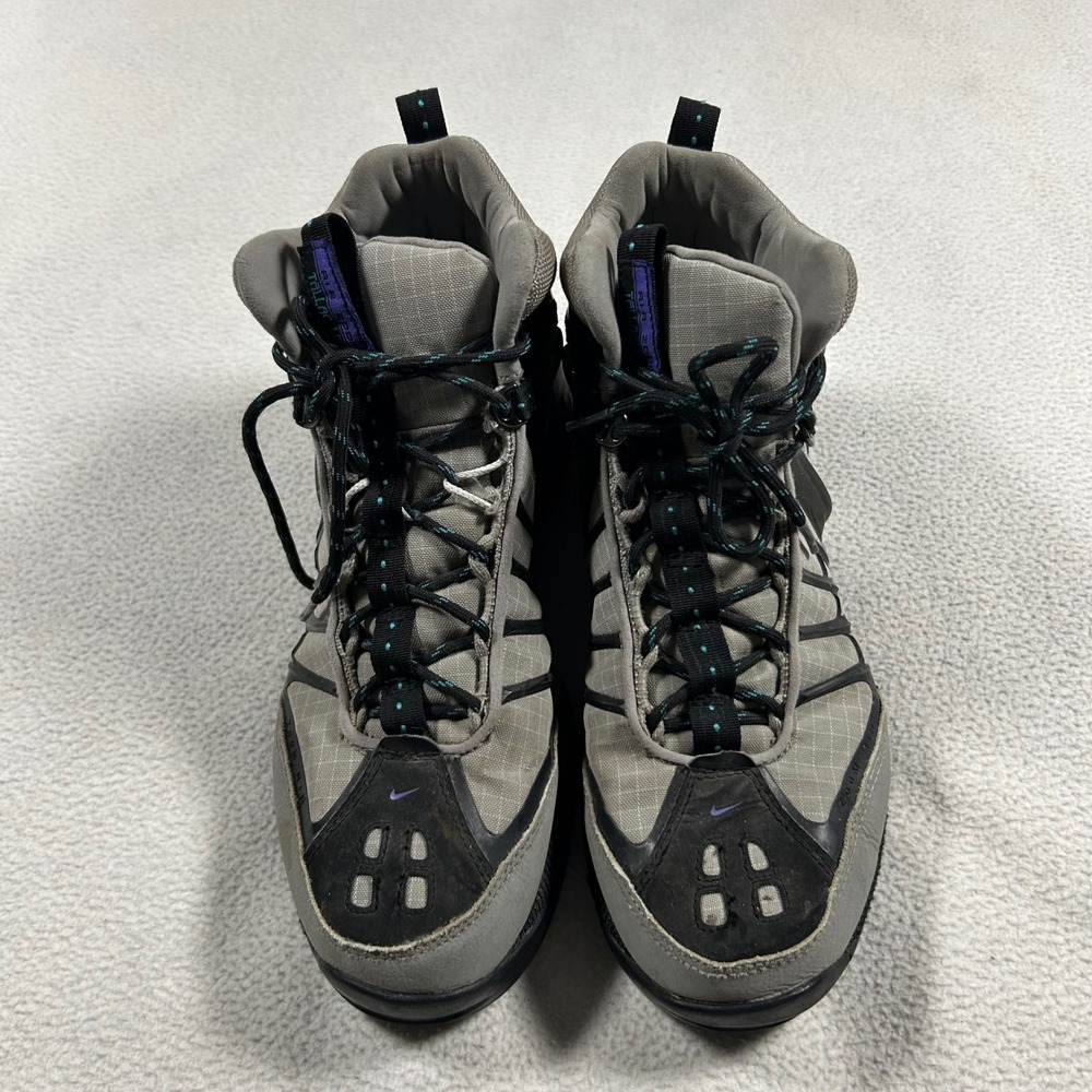 Nike ACG Air Zoom Tallac Lite OG Mens 10 Grey Black Purple Hiking Boots